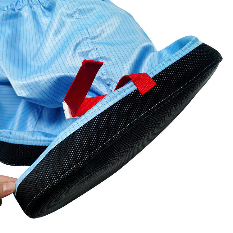 Cleanroom Blue Anti Static Work Boot 5MM Stripe ESD Fabric Long Boots - Image 4