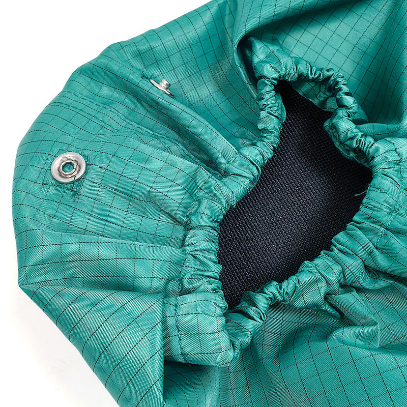 Cleanroom Green PVC Soft Sole ESD Workshop Factory Antistatic Anti-slip Shoe Cover - Image 2