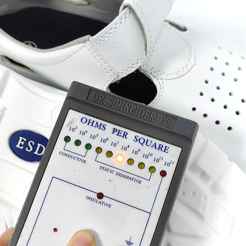 Antistatic Soft PU Sole Lightweight Esd Safety Shoes Breathable Dustproof Steel Toe - Image 5