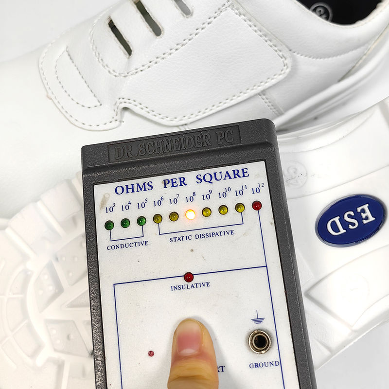 No Lacing Velcro Design Esd Safety Shoes Dustproof Steel Toe Work - Image 5