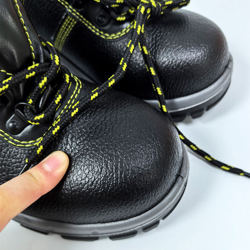 Black Anti Smashing Anti Piercing Steel Toe Safety Working Shoes - Image 4