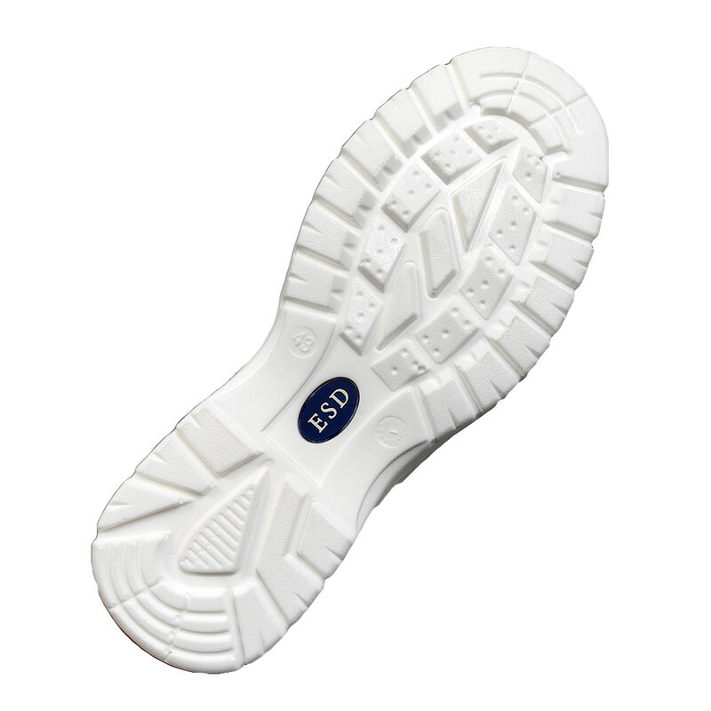 White ESD Antistatic Sponge Composite Tube Short Boots - Image 3