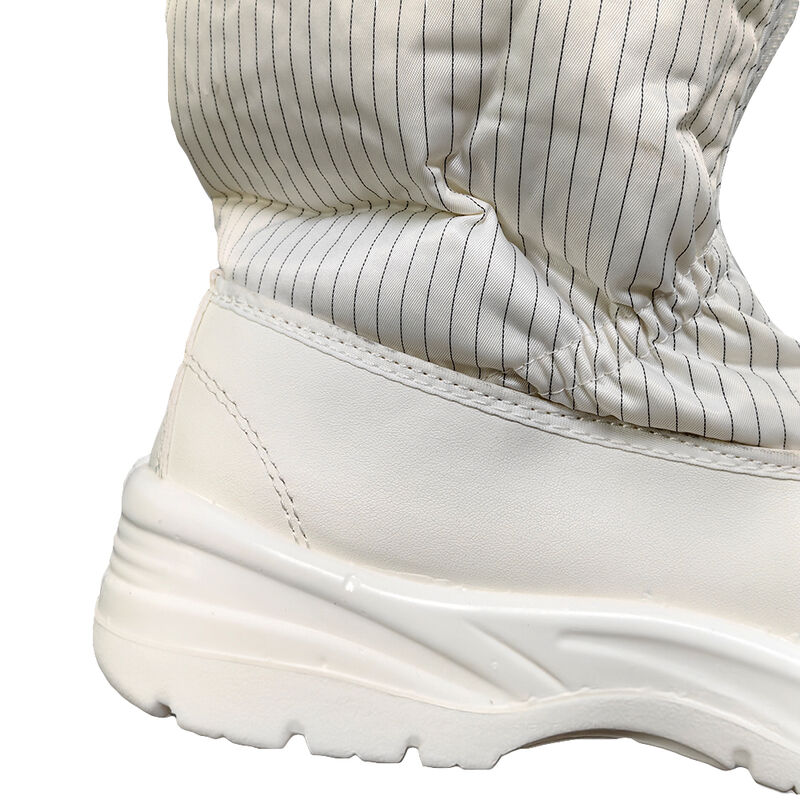 White ESD Antistatic Sponge Composite Tube Short Boots - Image 2