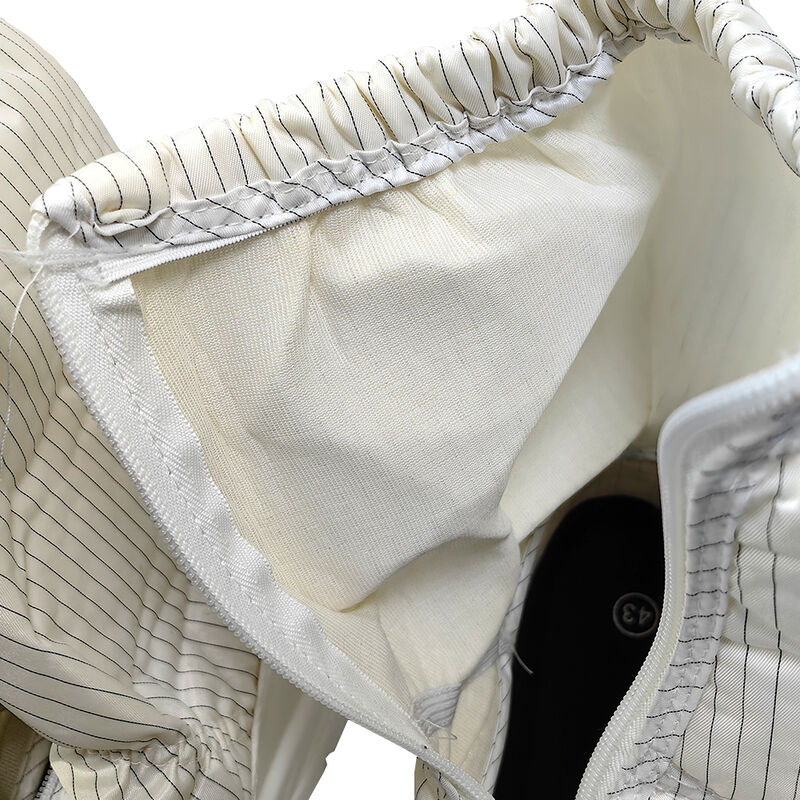 White ESD Antistatic Sponge Composite Tube Short Boots - Image 4