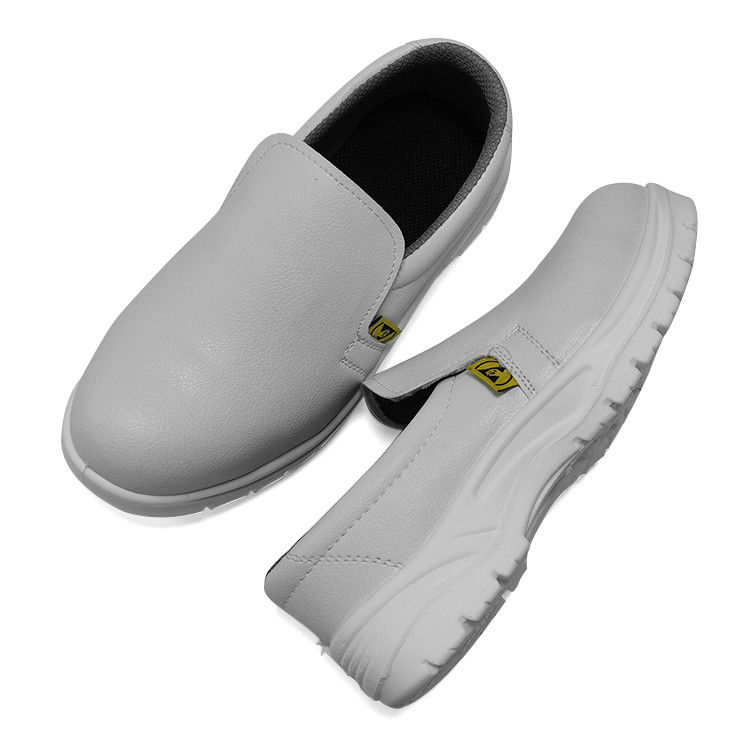 Cleanroom ESD Antistatic White Steel Toe Breathable Safety Shoe ESD Anti-Static Shoes - Image 3