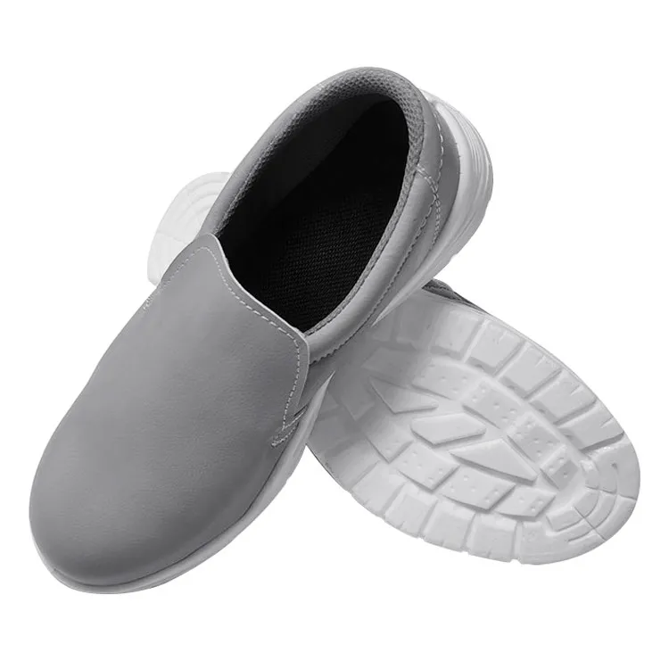 Grey ESD Anti Static Safety Working Shoes For Industrial Cleanroom - Image 2