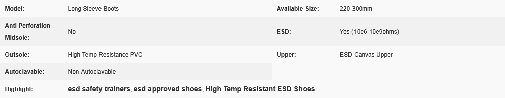 Screenshot 2026-02-08 at 20-08-39 Static Dissipative Anti Static Safety Boots High Temp Resistant 5mm Stripe Sleeve