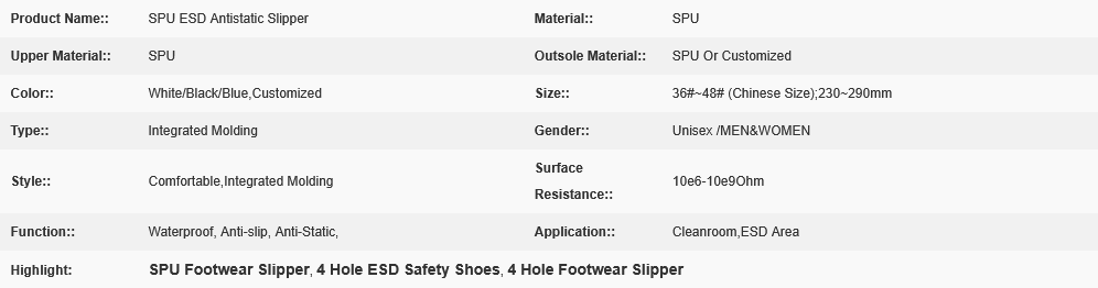 Screenshot 2026-02-14 at 07-51-42 SPU ESD Antistatic 4 Hole Footwear Slipper Cleanroom White Black Blue