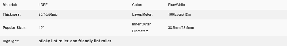 Screenshot 2026-02-20 at 14-24-50 Disposable Cleanroom Adhesive Sticky Roller Lint Roller Blue 10 Inch Thickness 50 Micron