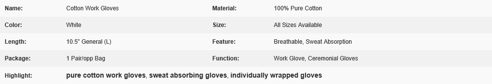 Screenshot 2026-02-20 at 14-58-23 100% Cotton White Work Gloves Sweat Absorbing Individually Wrapped