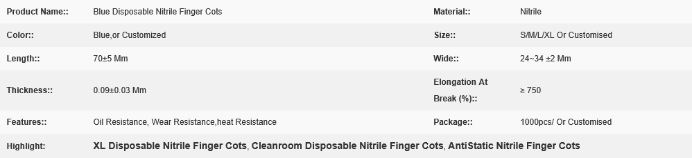 Screenshot 2026-02-22 at 16-37-48 Cleanroom Blue Disposable Nitrile Finger Cots AntiStatic S M L XL