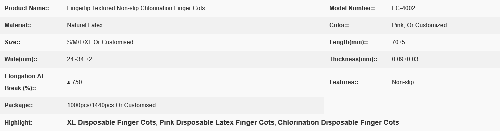 Screenshot 2026-02-22 at 16-40-23 Pink Chlorination Latex Disposable Finger Cots Textured Matte Non Slip
