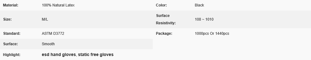 Screenshot 2026-02-22 at 22-13-43 Black Comfortable Anti Static Gloves Latex Finger Protector Smooth Surface