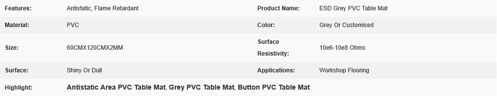 Screenshot 2026-02-23 at 15-09-24 ESD Grey PVC Table Mat Antistatic Mat With Button For Antistatic Area