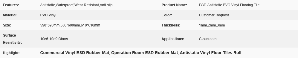 Screenshot 2026-02-23 at 15-16-57 Commercial ESD Rubber Mat Operation Room Antistatic Vinyl PVC Floor Tiles Roll