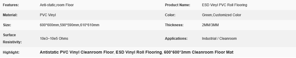 Screenshot 2026-02-23 at 15-19-50 600 600 3mm ESD Antistatic PVC Vinyl Cleanroom Floor Mat Waterproof Vinyl Roll Flooring
