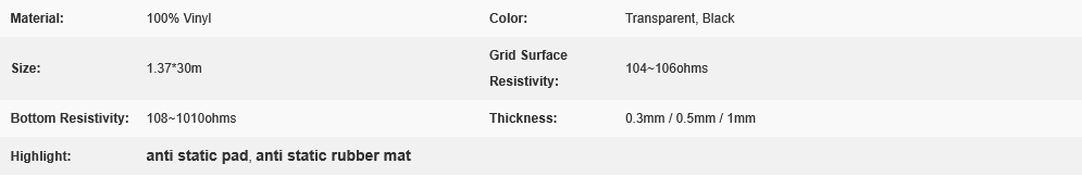 Screenshot 2026-02-23 at 20-29-51 Softwall Vinyl Anti Static Curtains Grid ESD Rubber Mat Clear Size 1.37M X 30M