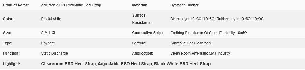 Screenshot 2026-02-24 at 09-07-53 Adjustable Black White ESD Antistatic Heel Strap For Cleanroom