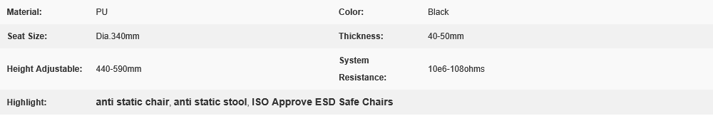 Screenshot 2026-02-24 at 21-04-31 Nonslip Surface Black PU Clean Room Stools Backless Lab ESD Chair ISO Approve