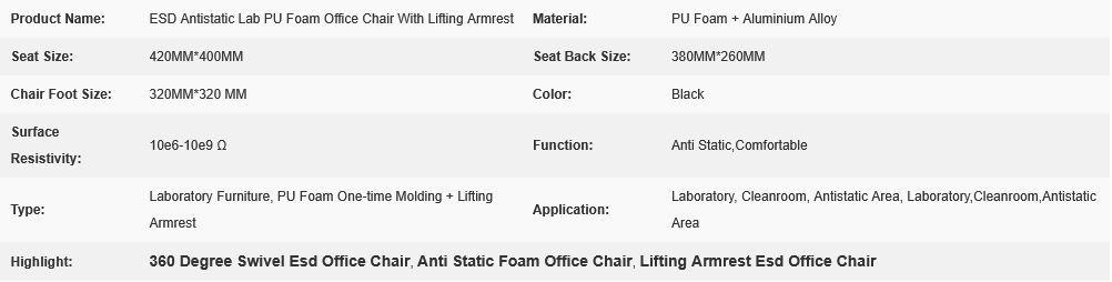 Screenshot 2026-02-24 at 21-09-54 Lifting Armrest Esd Office Chair Anti Static Foam 360 Degree Swivel