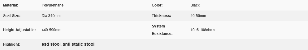 Screenshot 2026-02-24 at 21-11-10 13.3 Inch ESD Cleanroom Chairs Stain Resistant Polyurethane Materials 360° Swivel