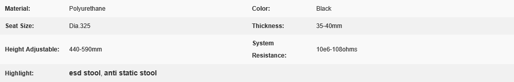 Screenshot 2026-02-24 at 21-17-18 Polyurethane Round Static Dissipative Chair Flat Surface Pneumatic And Rotatable