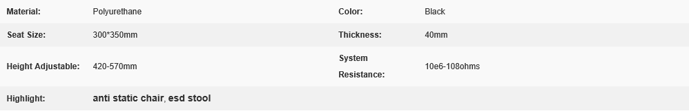 Screenshot 2026-02-24 at 21-18-27 Pneumatic Rotatable ESD Task Chair Polyurethane Stool w_Handle Hole 40mm Thickness