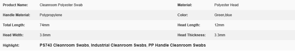 Screenshot 2026-02-25 at 09-40-51 PS743 Cleaning Gap Clean Room Swabs Stick PP Handle Polyester Tip Industrial Cleanroom Swabs