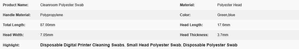 Screenshot 2026-02-25 at 09-42-10 PS761 Small Head Disposable Digital Printer Cleaning Swabs Polyester Swab