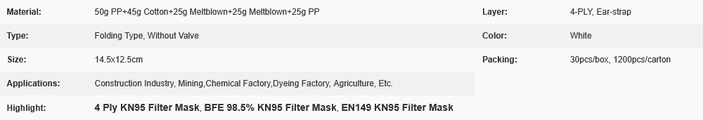 Screenshot 2026-02-25 at 10-00-36 CE EN149 Folding BFE 98.5% 4 Ply KN95 Filter Mask