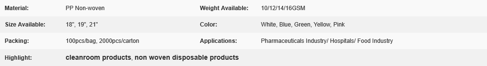 Screenshot 2026-02-25 at 13-37-15 Hospital Cleanroom Consumables Disposable PP Non Woven Bouffant Cap 30GSM