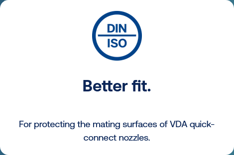 KAPSTO® VDA sealing caps for quick connectors and plugs – GPN 242