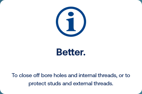 KAPSTO® Cone seals for internal threads – GPN 600