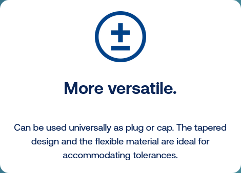KAPSTO® Flexible cone cap for internal threads – GPN 609
