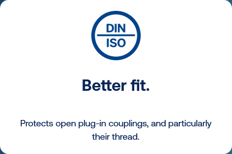 KAPSTO® Dust protection plugs for plug in screw couplings – GPN 930 A