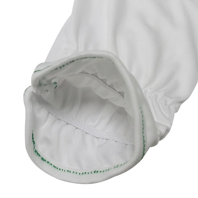 White Soft Washable Polyester Work Gloves Lint Free - Image 4