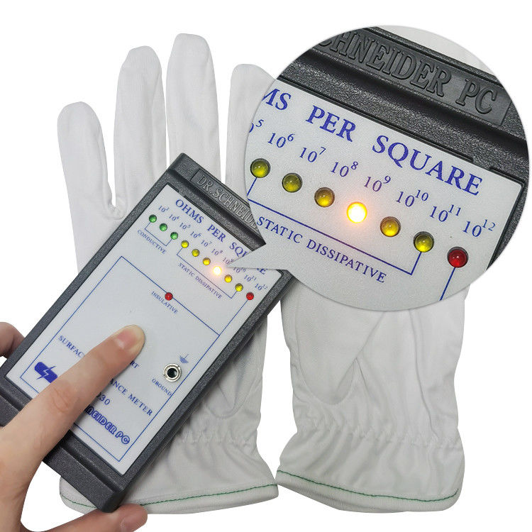 White Soft Washable Polyester Work Gloves Lint Free - Image 3