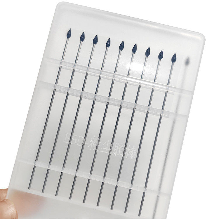 Black ESD Pointed Silicone Head Gel Sticky Swab For Cleaning SMT - Image 2