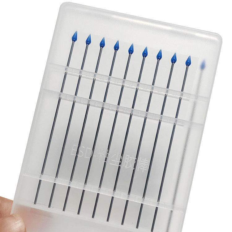 Blue ESD Stainless Steel Rod Pointed Head Silicone Gel Sticky Swab Medium Viscosity - Image 4