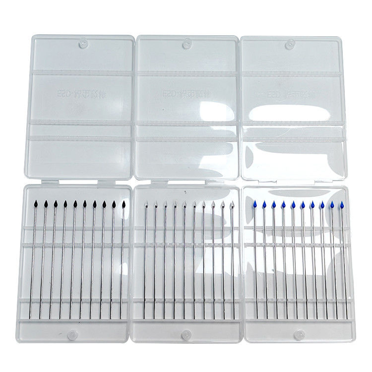 Blue ESD Stainless Steel Rod Pointed Head Silicone Gel Sticky Swab Medium Viscosity - Image 3