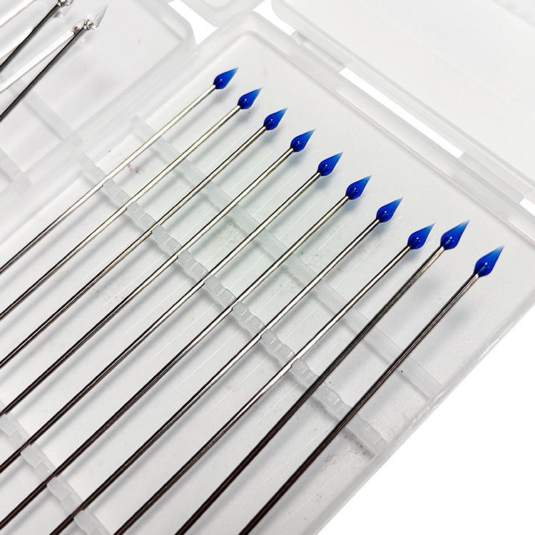 Blue ESD Stainless Steel Rod Pointed Head Silicone Gel Sticky Swab Medium Viscosity - Image 2