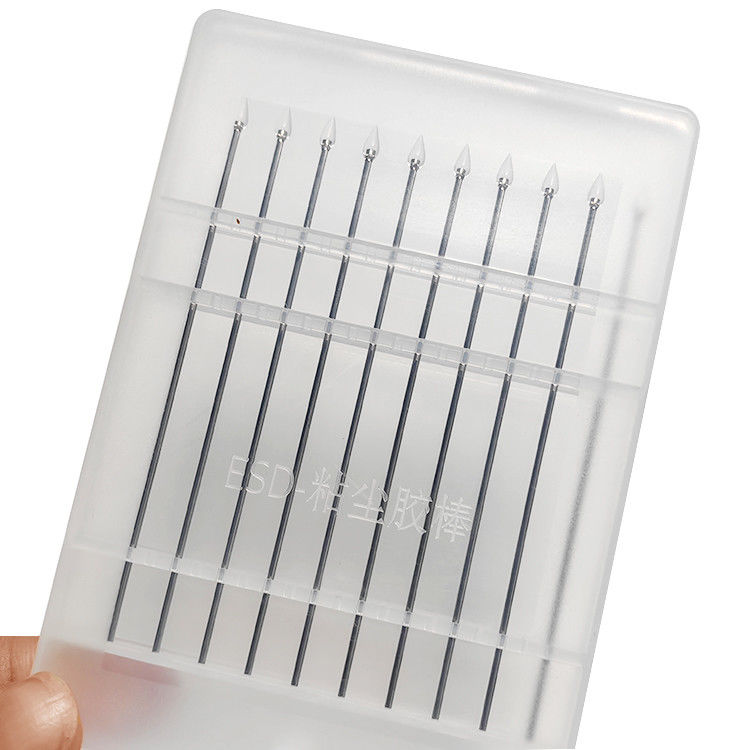 Translucent ESD Stainless Steel Rod Pointed Head Gel Sticky Swab Silicone - Image 2
