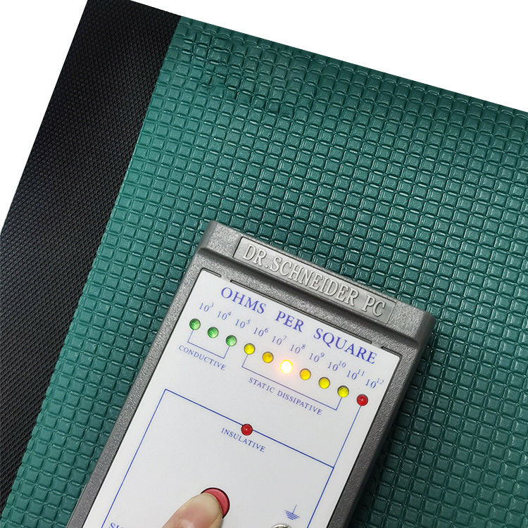 Green Color PVC Flame Resistant Mat Antistatic Floor Mat For Workshop - Image 5