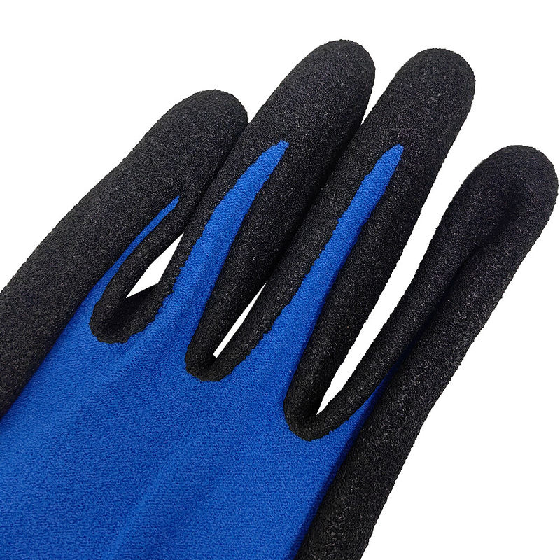 18 Needle Nylon Latex Frosted Anti Slip Gloves Thickened Breathable Labor Protection Gloves For Working - Image 5