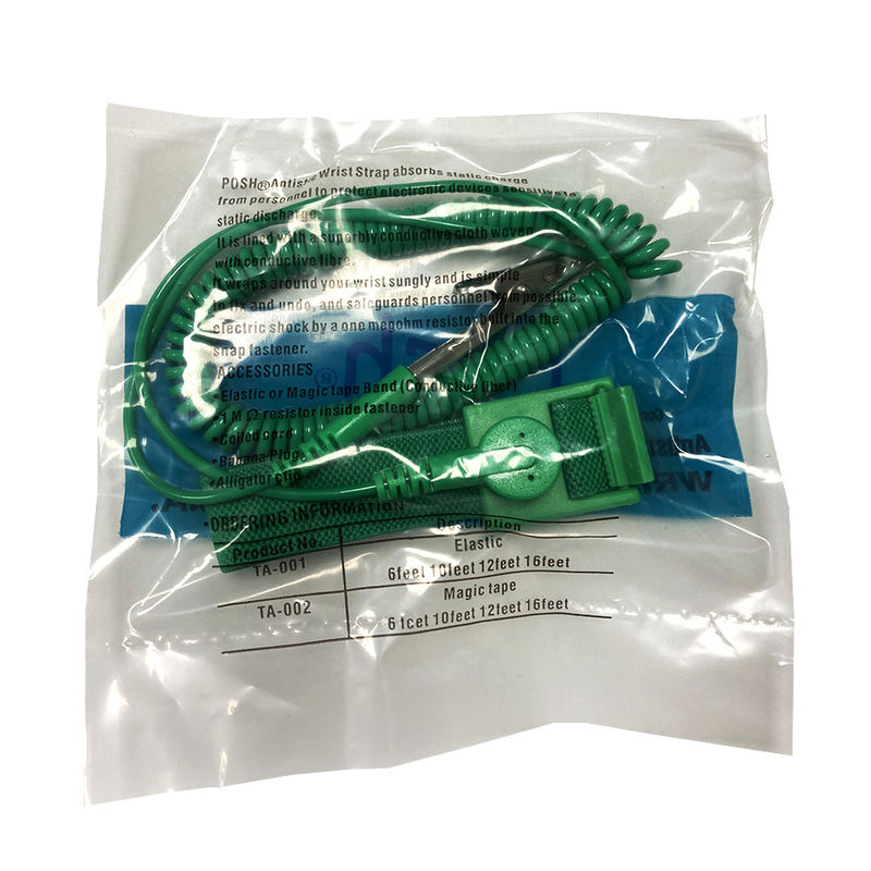 Lab ESD Area Workshop Use Wristband Green Antistatic PU Wrist Strap 1.8M - Image 5