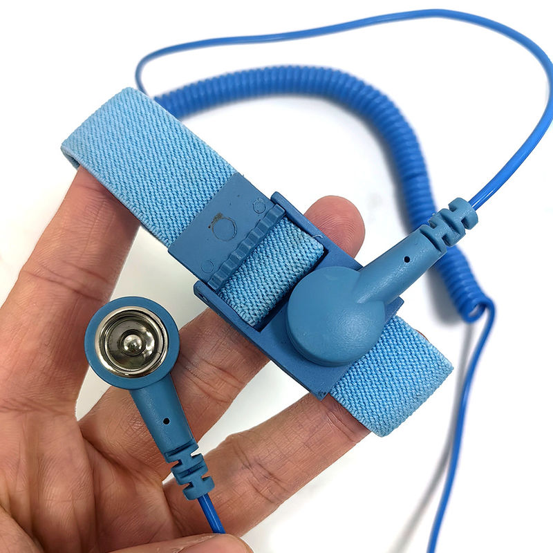 1.8M ESD Antistatic PVC Double Headed Buckle Wrist Strap For Antistatic Area Workshop Use - Image 3
