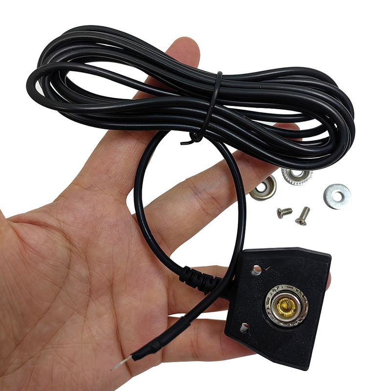 Antistatic Dual Hole Grounding Wire for ESD Wrist Strap or Rubber Mat Anti-Static Grounding Cord Antistatic Coil Wire - Image 2