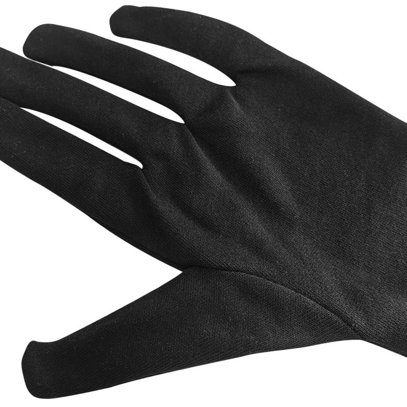 Black 100% Cotton Gloves Ceremony Breathable Moisturizing Absorbent Uniforms gloves - Image 5