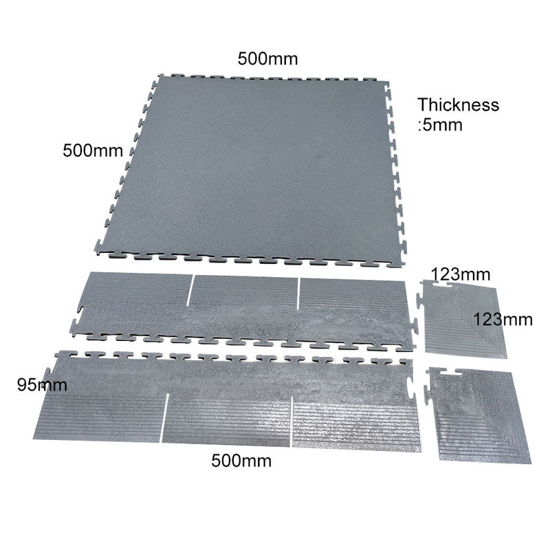 600x600mm Removable ESD Anti Static Interlocking PVC Vinyl Floor Material For Hospital / Cleanroom - Image 5