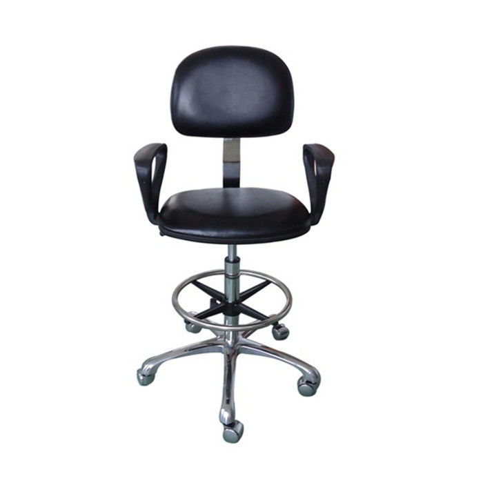 Comfortable PU Leather Anti Static Chair Adjustable Height Ergonomic ESD Chairs - Image 3